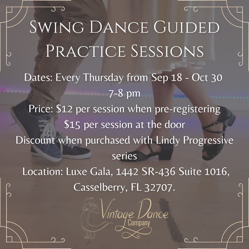 Cover Image for Swing Dance Guided Practice Sessions