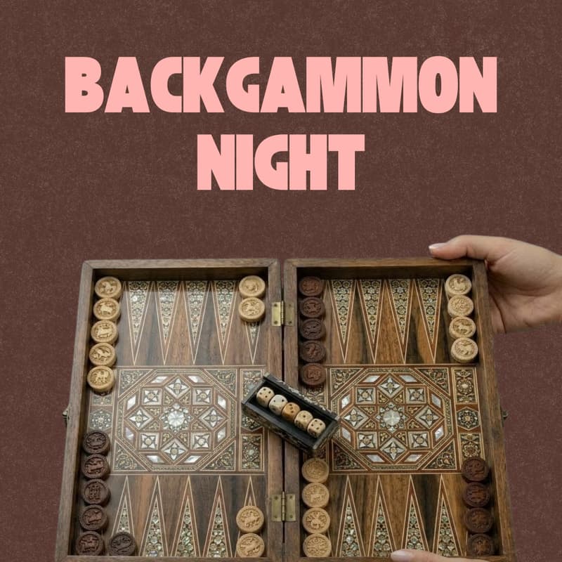 Cover Image for Backgammon Night at Barzakh