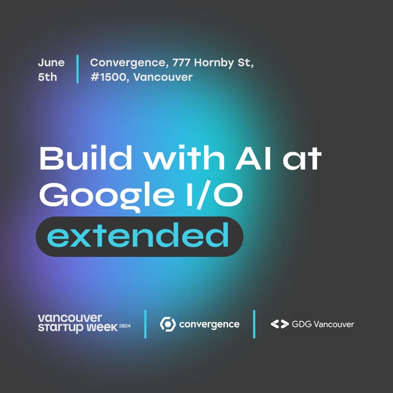 Cover Image for InnovateX: Build with AI at Google I/0 extended