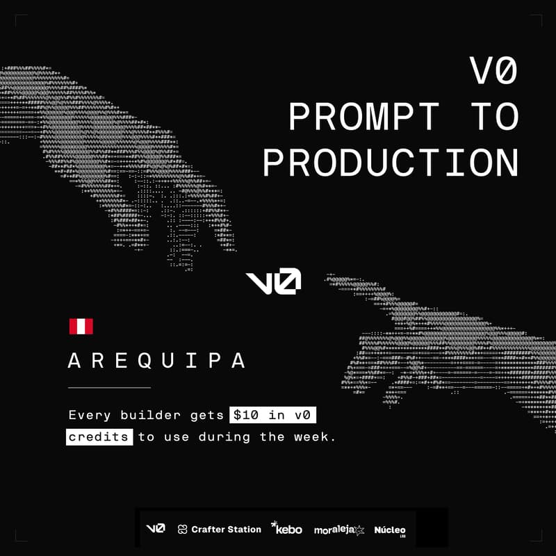 Cover Image for v0 Prompt to Production - Arequipa