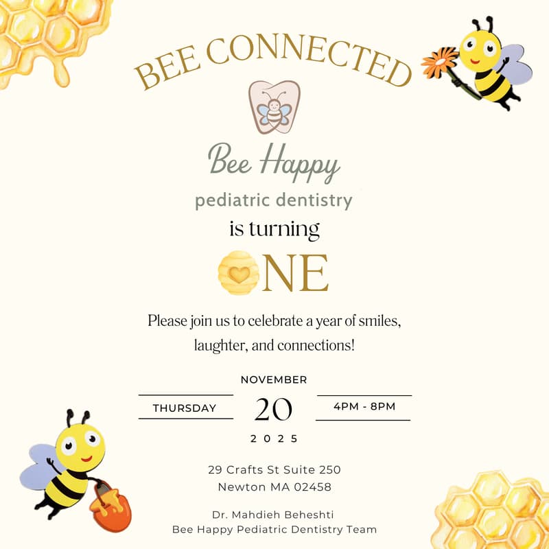 Cover Image for Bee Happy Pediatric Dentistry 1st Anniversary