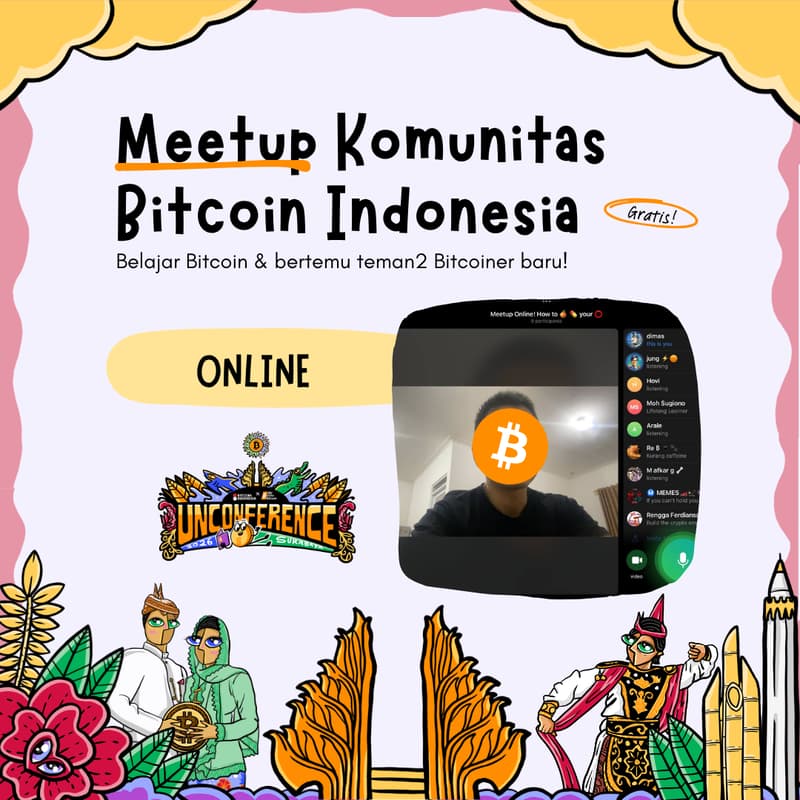 Cover Image for Bitcoin Indonesia Community Online Meetup