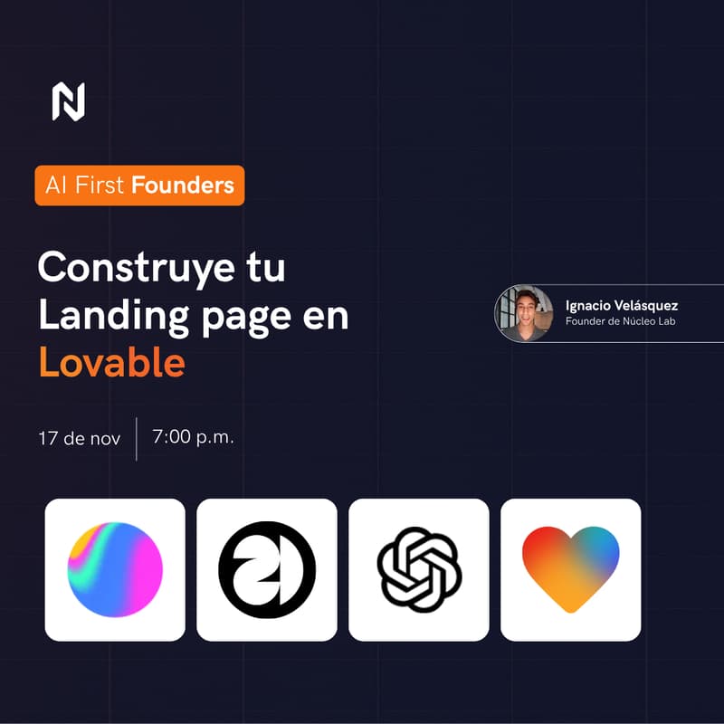 Cover Image for Construye tu Landing page en Lovable