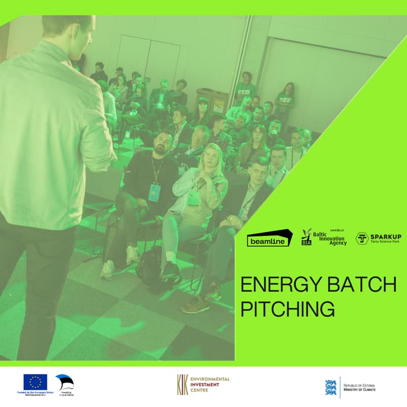 Cover Image for Energy Batch Pitching on sTARTUp Day stage