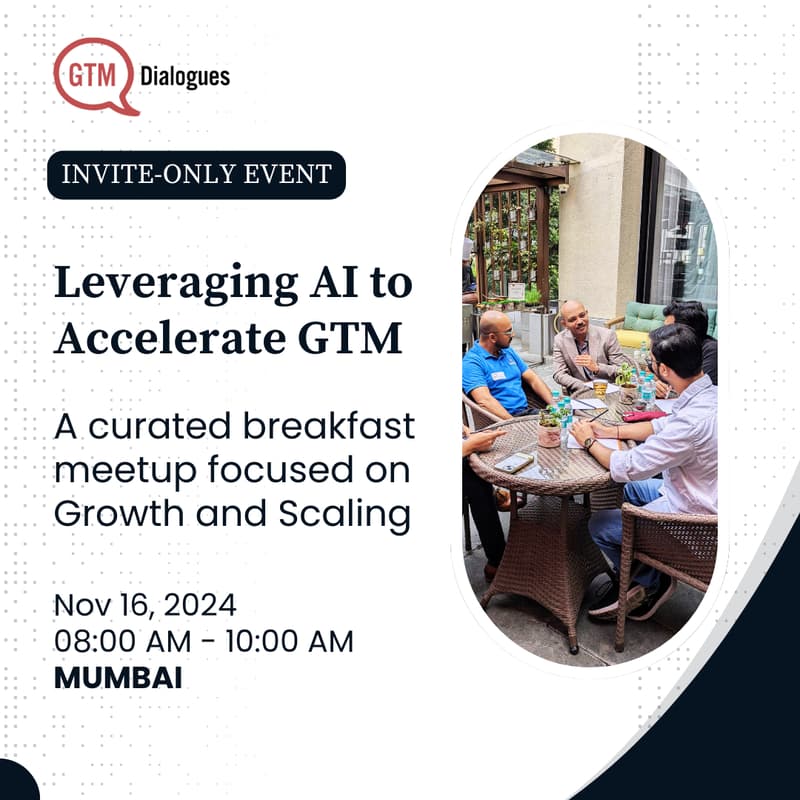 Cover Image for [Mumbai] GTMDialogues Breakfast Meetup