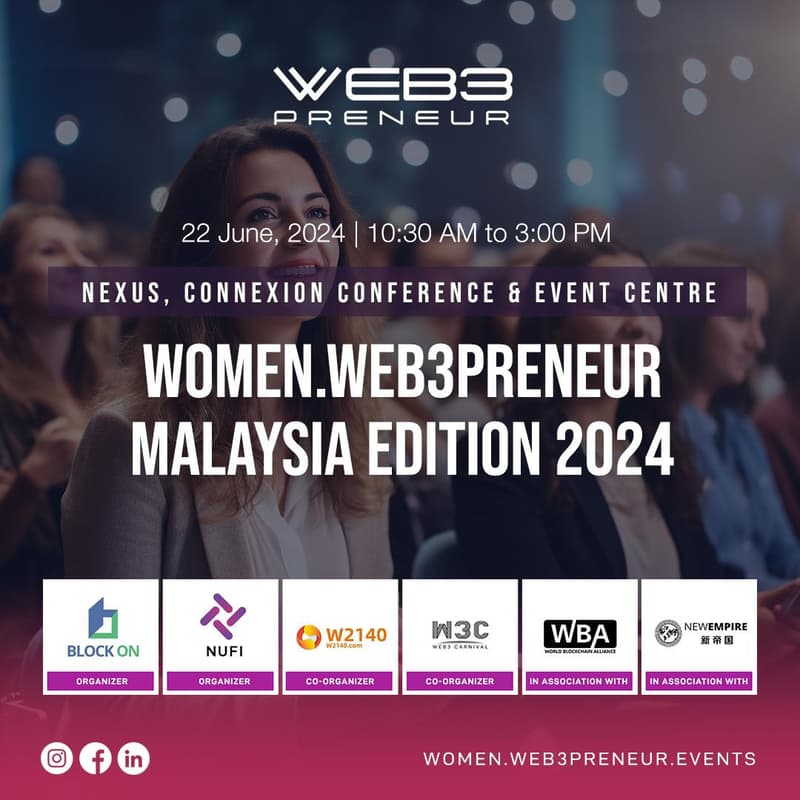 Cover Image for Women.Web3preneur Malaysia Edition (Networking Event)