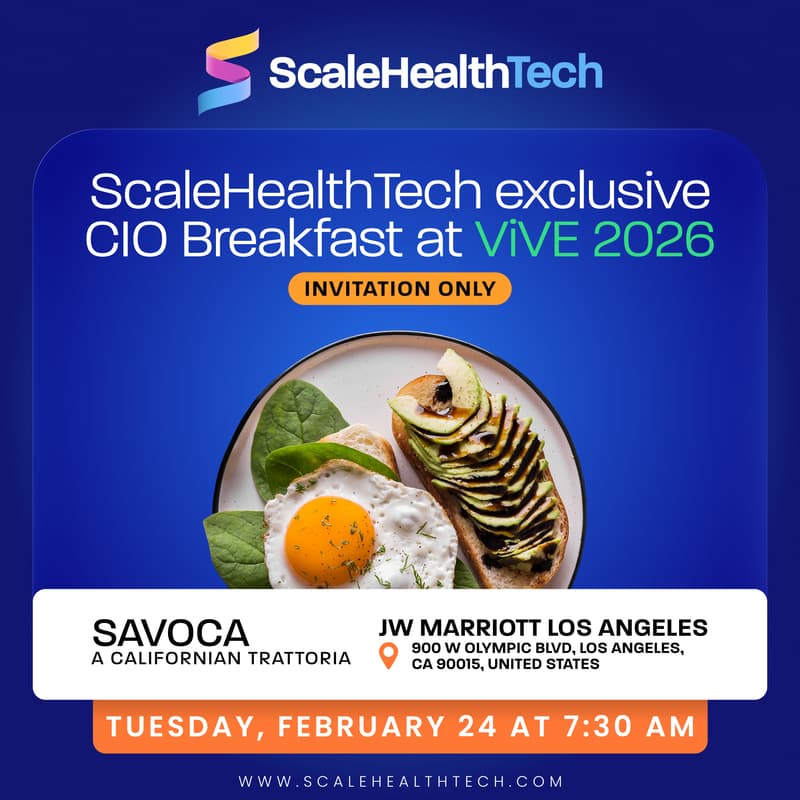 Cover Image for ScaleHealthTech exclusive
CIO Breakfast