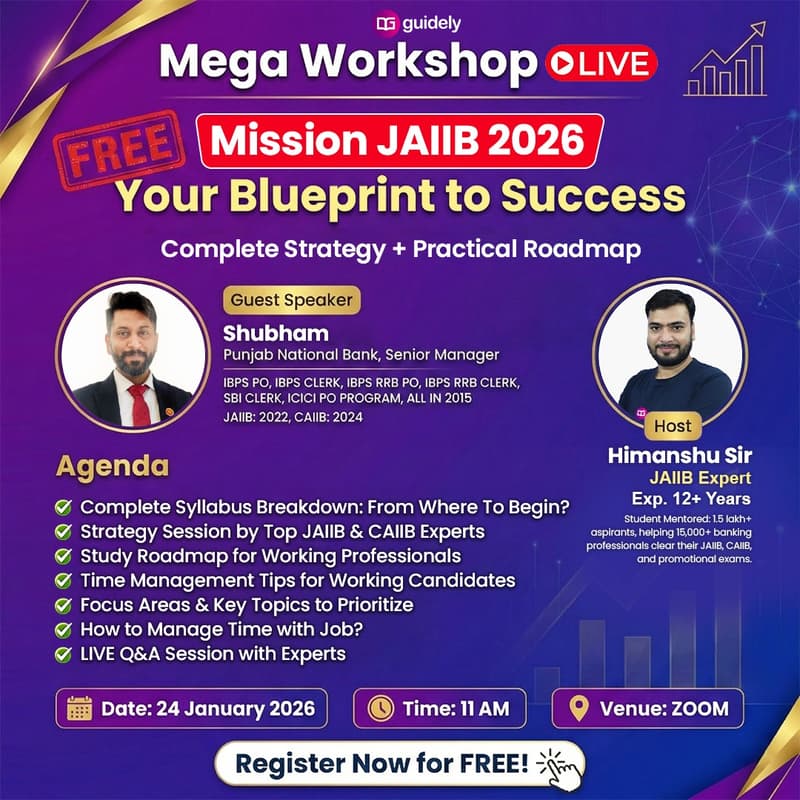 Cover Image for Mission JAIIB 2026, Your Blueprint to Success | Mega Free Workshop Live
