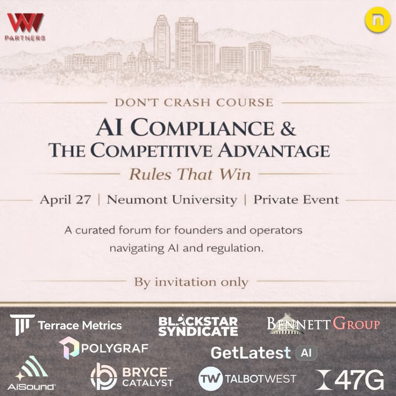 Cover Image for Don’t Crash Course: AI Compliance & The Competitive Advantage: Rules That Win
