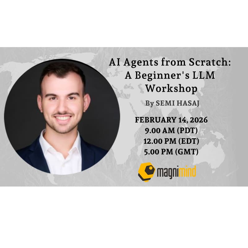 Cover Image for AI Agents from Scratch: A Beginner's LLM Workshop