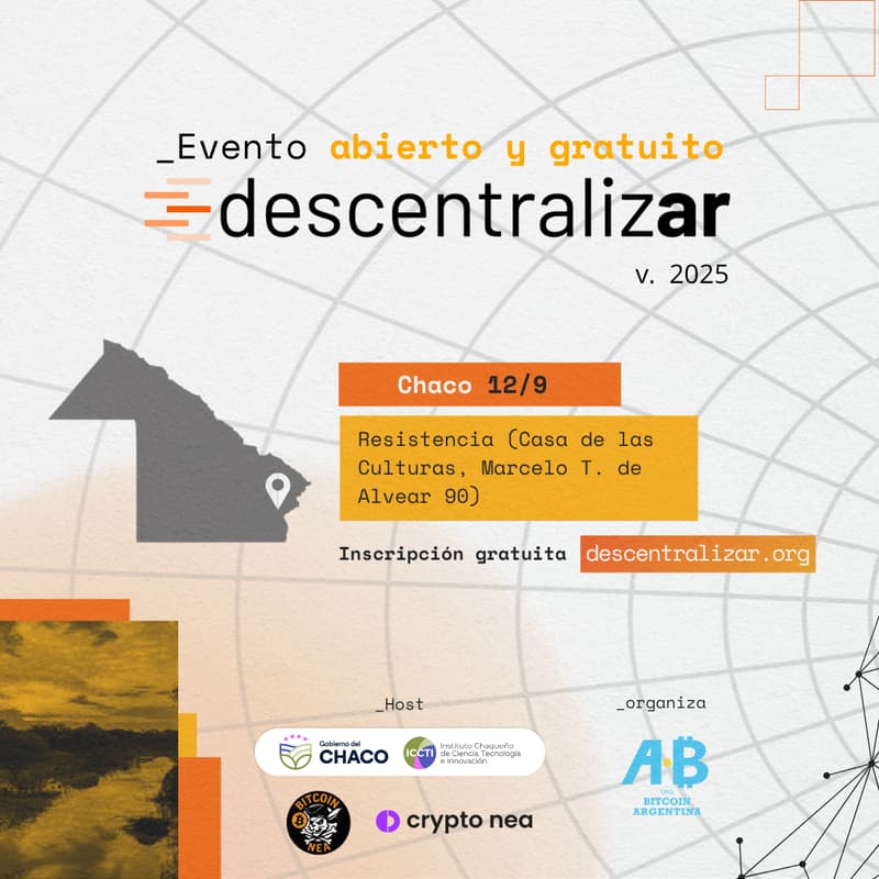 Cover Image for 🧡🚀 DescentralizAR Día 3 | Resistencia, Chaco