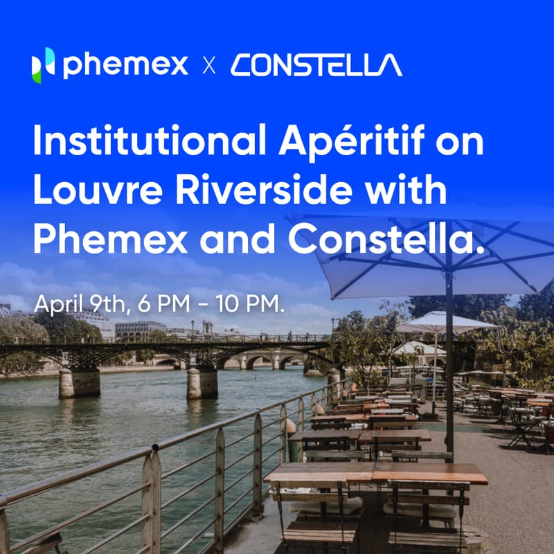Cover Image for Institutional Apéritif on Louvre Riverside with Phemex and Constella