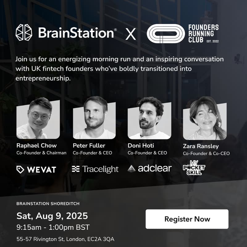 Cover Image for BrainStation x Founders Running Club :: London