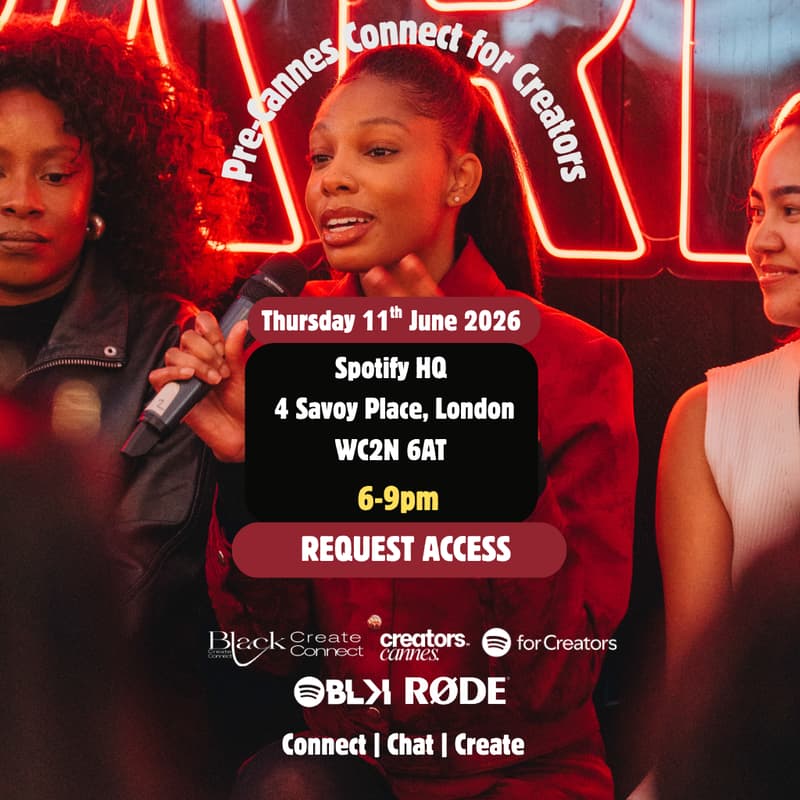 Cover Image for Pre-Cannes Connect for Creators @ Spotify