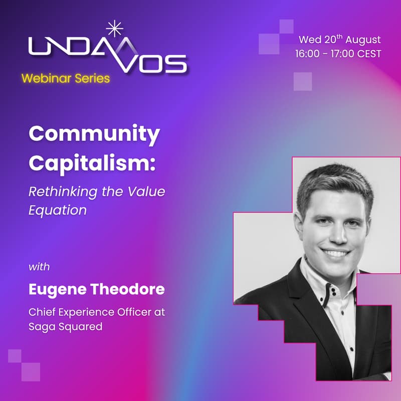 Cover Image for unDavos Webinar: Community Capitalism: Rethinking the Value Equation