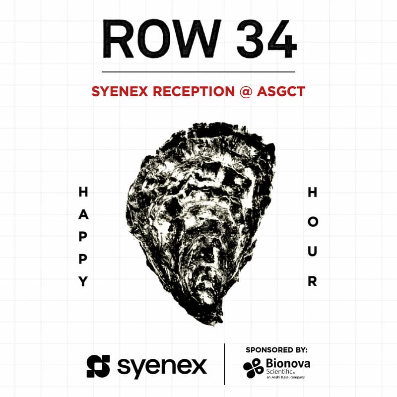 Cover Image for Syenex: Cocktail Reception (ASGCT Week)