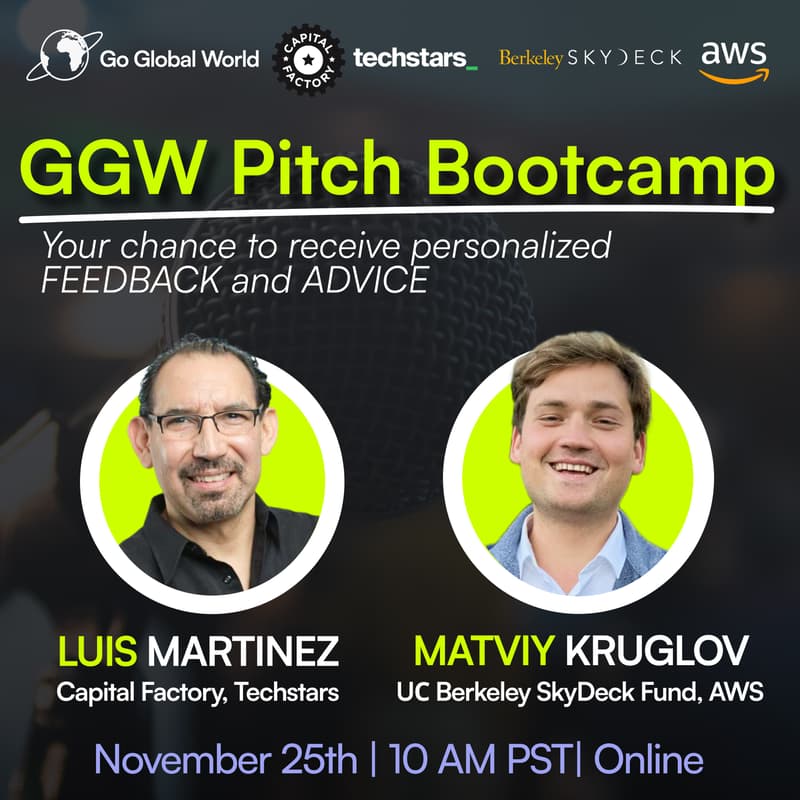 Cover Image for GGW Pitch Bootcamp #13: Master Your Pitch