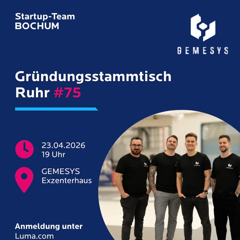 Cover Image for 75. Gründungsstammtisch Ruhr — GEMESYS