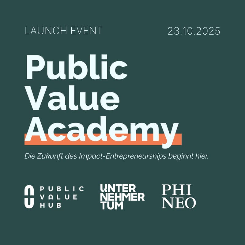 Cover Image for Public Value Academy Launch Event