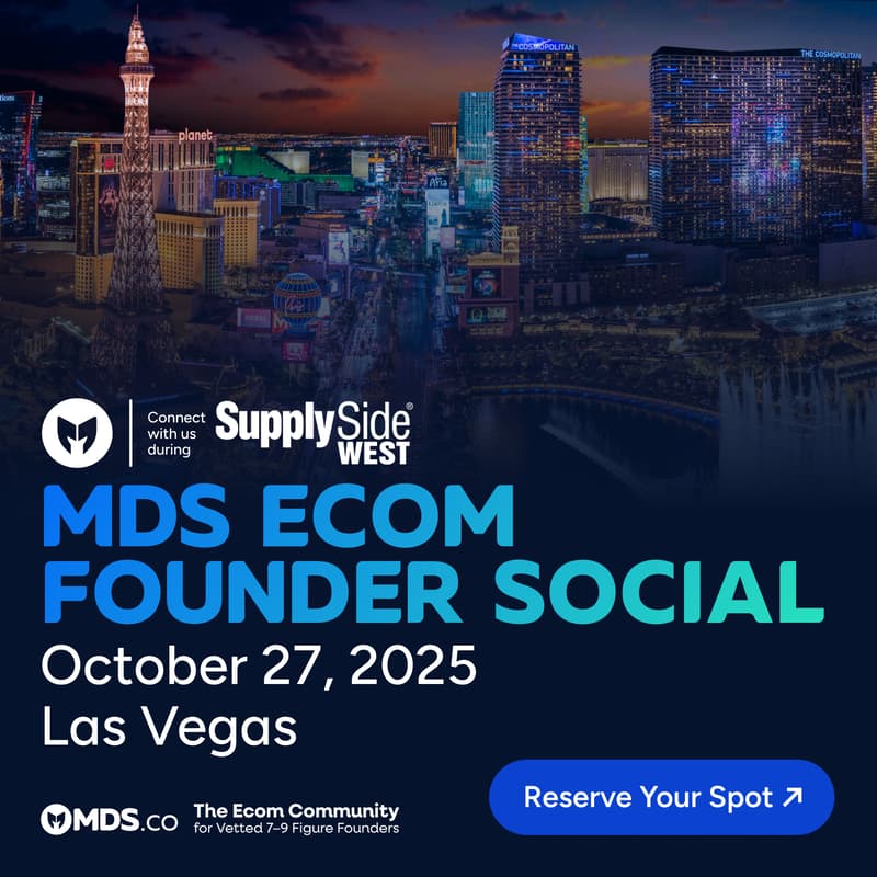 Cover Image for MDS Ecom Founder Social at Supply Side West 2025