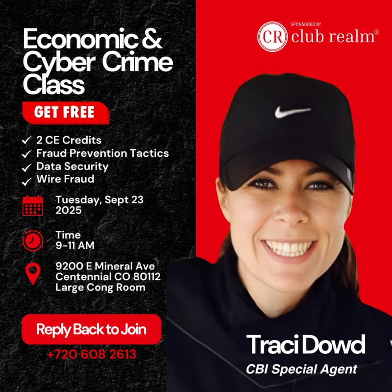 Cover Image for Economic Crimes & Cyber Crimes Class - 2 CE Credits No Fees