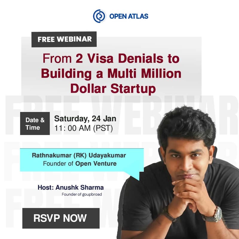 Cover Image for From 2 Visa Denials to Building a Multi Million Dollar Startup