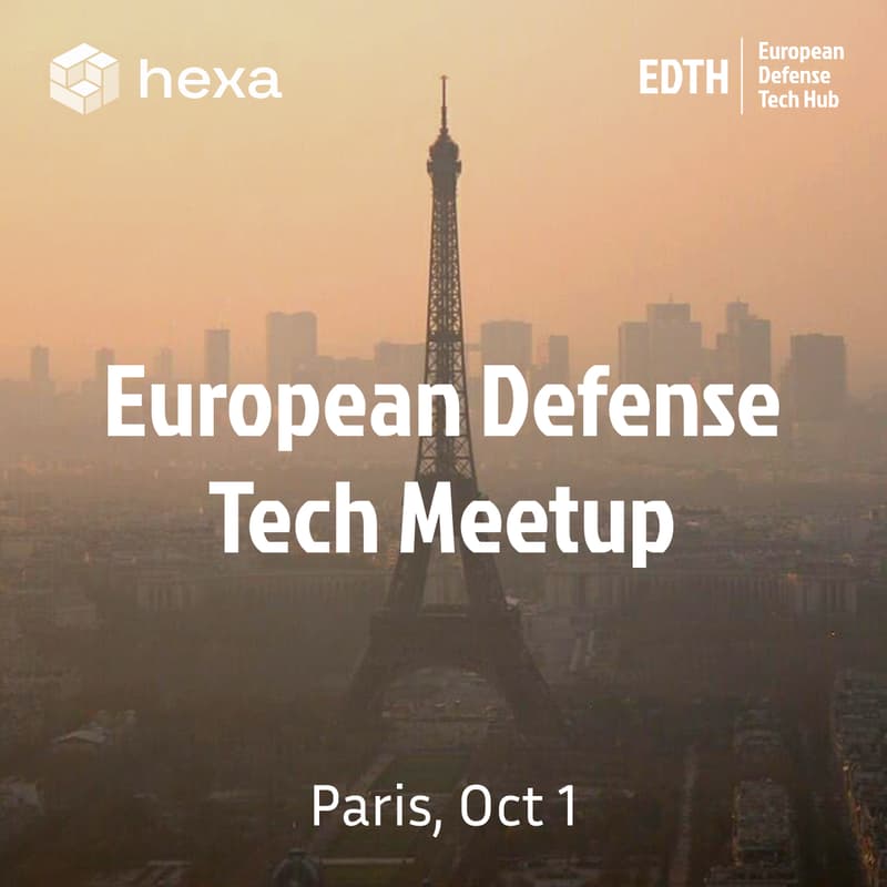 Cover Image for European Defense Tech Meetup – Paris