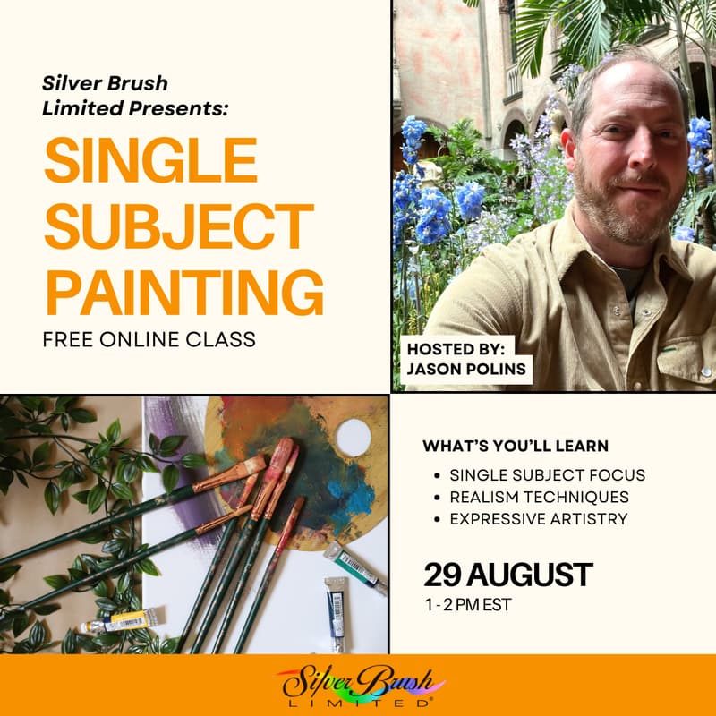 Cover Image for Silver Brush Limited Presents: Single Subject Painting Workshop with Jason Polins