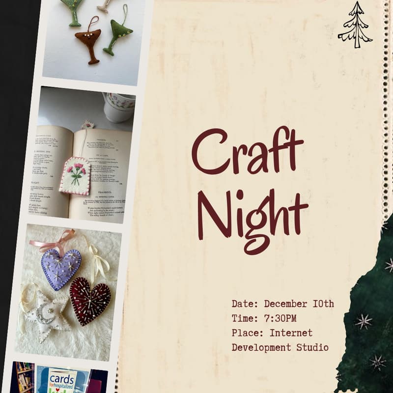 Cover Image for Craft Night: Holiday Edition