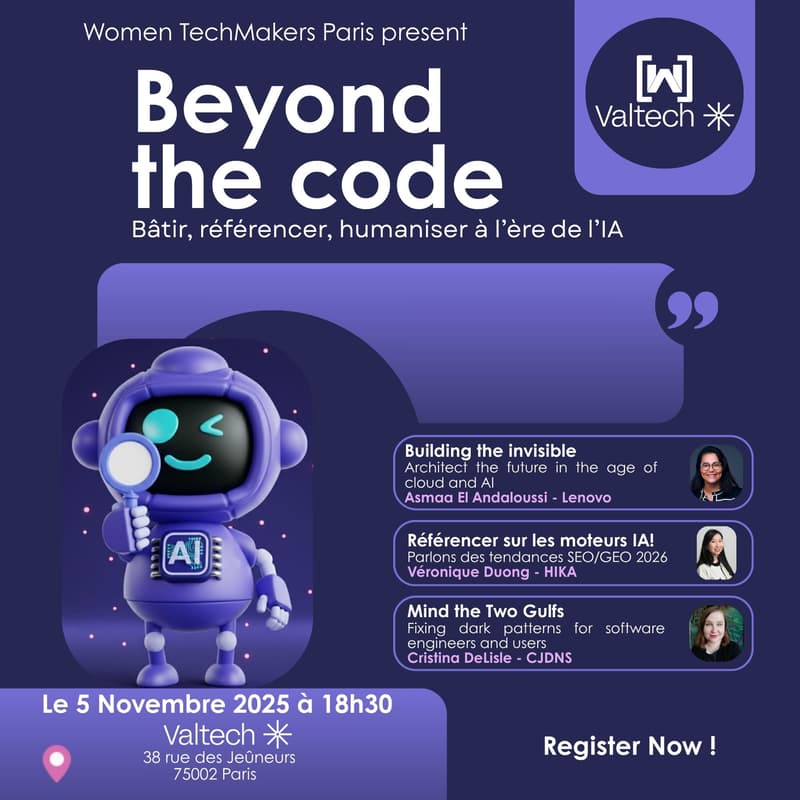 Cover Image for Women TechMakers: Beyond the code