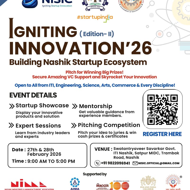 Cover Image for IGNITING INNOVATION Edition II- 2026: NISICNashik