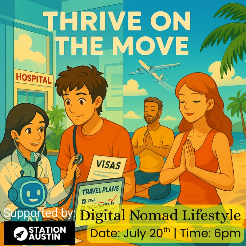 Cover Image for 💪 Thrive on the Move: Health, Wellness and Mindset for Long-Term Travel 🌍