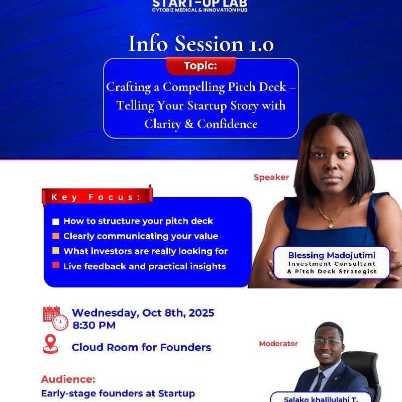 Cover Image for START-UP LAB CYTOBIZ MEDICAL & INNOVATION HUBInfo Session 1.0