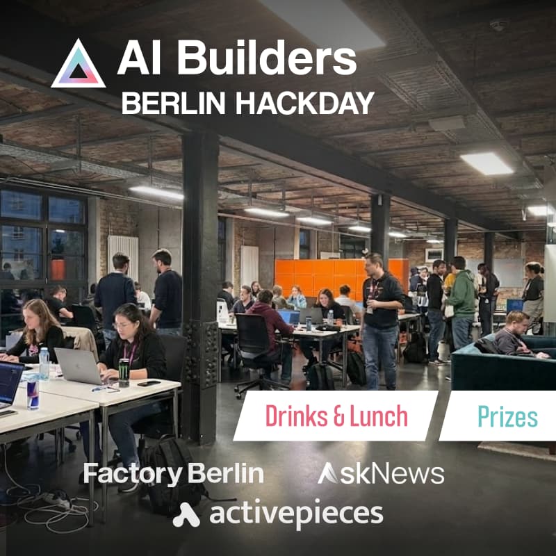 Cover Image for AI HackDay Berlin - AI Automations - Feb 5th