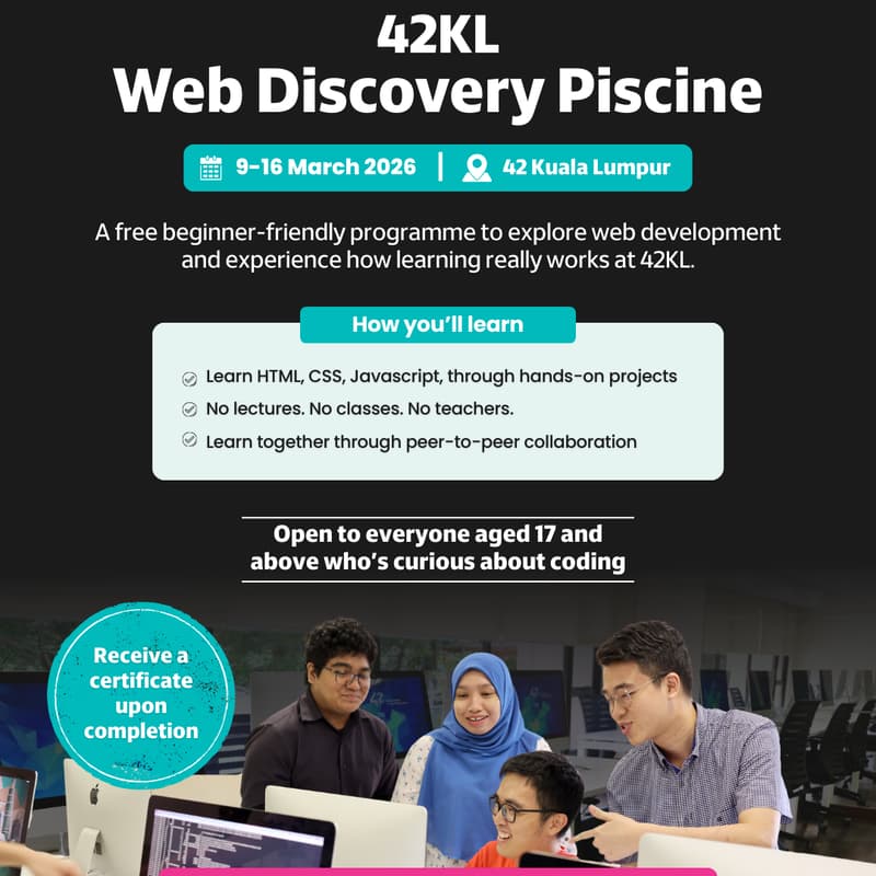 Cover Image for Web Discovery Piscine (42 Kuala Lumpur)