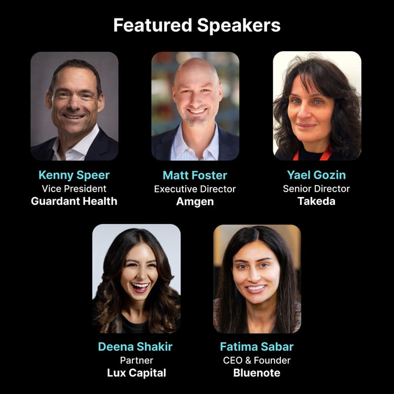 Cover Image for AI x Bio: Building the Future—Join leaders from Amgen, Takeda, Guardant Health, Bluenote & Lux Capital