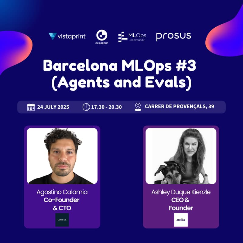Cover Image for Barcelona MLOps #3: Agents and Evals