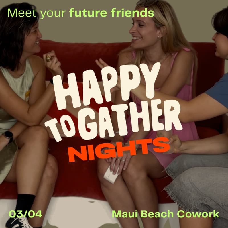 Cover Image for Happy to Gather Nights | Meet Your Future Friends in Barcelona