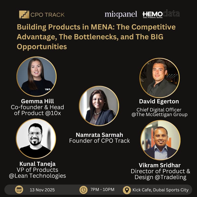 Cover Image for Building Products in MENA: The Competitive Advantage, The Bottlenecks, and The BIG Opportunities ๐