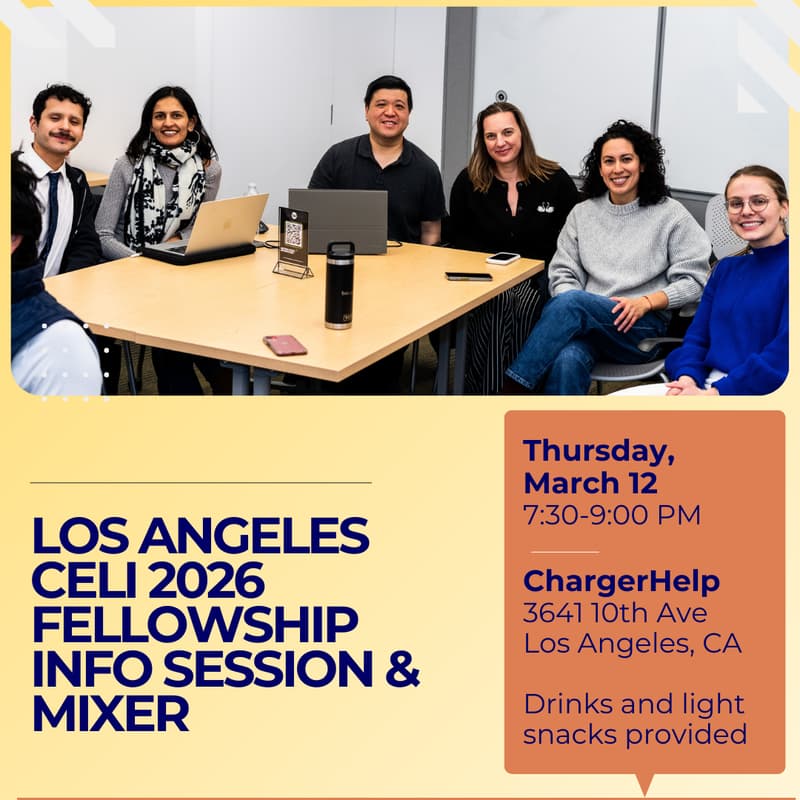 Cover Image for LA CELI 2026 Clean Energy Mixer & Alumni Meet-Up