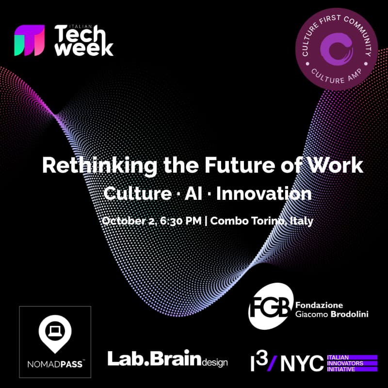 Cover Image for Rethinking the Future of Work | Culture · AI · Innovation