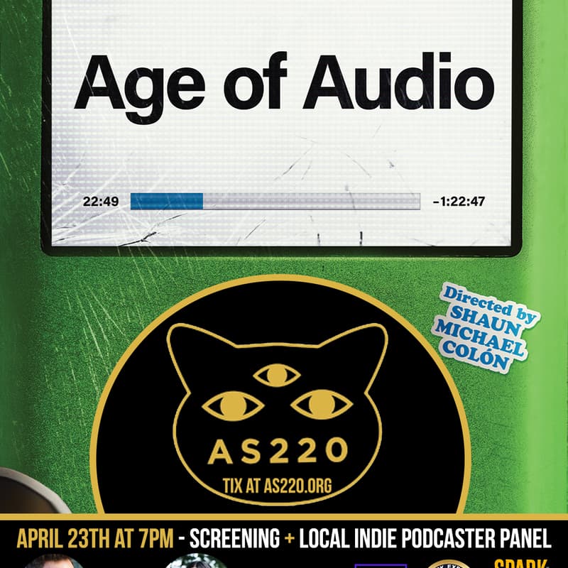 Cover Image for (Rhode Island Premiere) AS220 + Local Podcaster Panel w/ Special Guest Audrey Mardavich (Radiotopia)