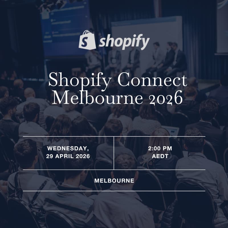 Cover Image for Shopify Connect Melbourne 2026