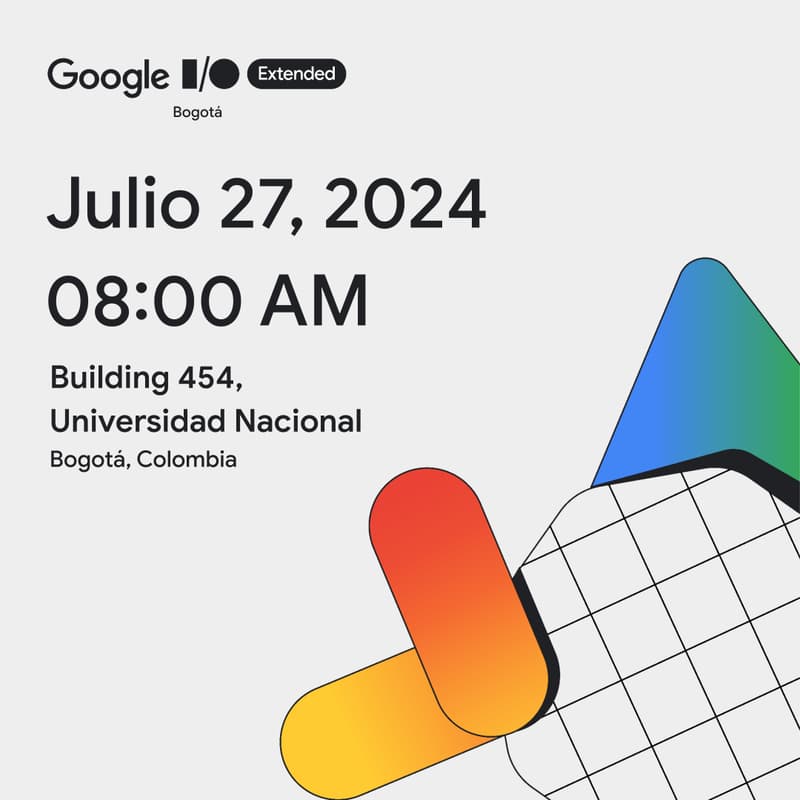 Foto de portada de Google I/O Extended Bogotá 2024