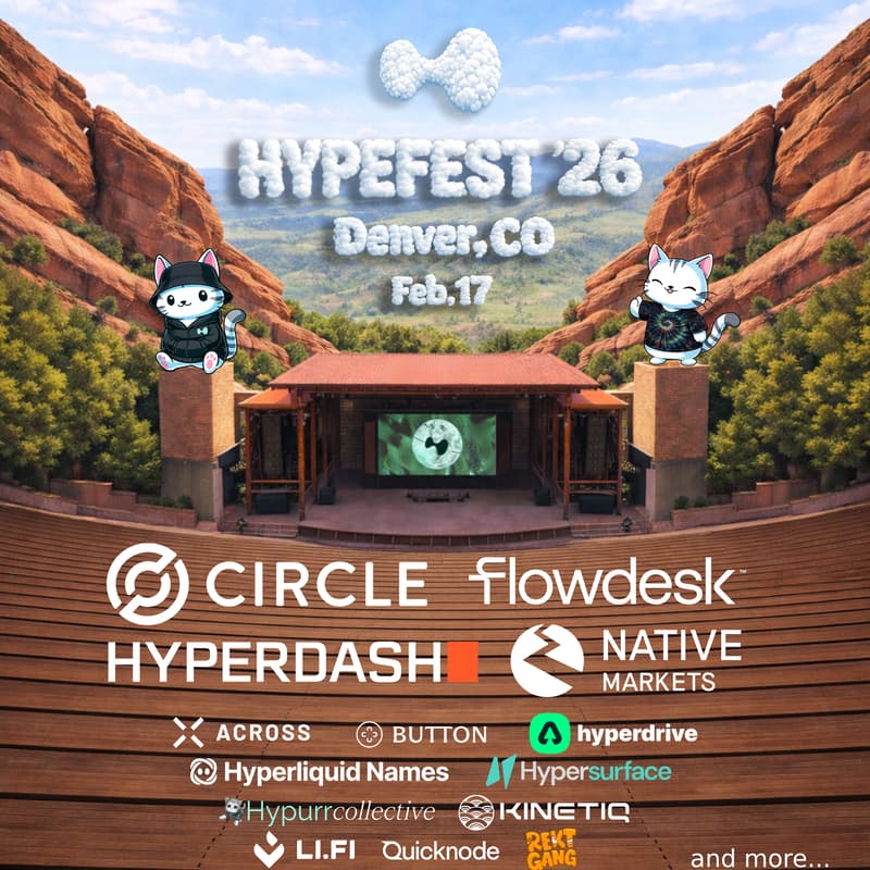 Cover Image for Hyperliquid Global Presents: Hypefest 2026