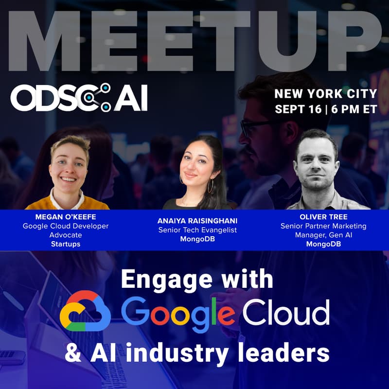 Cover Image for ODSC & Google Cloud AI Meetup in New York City
