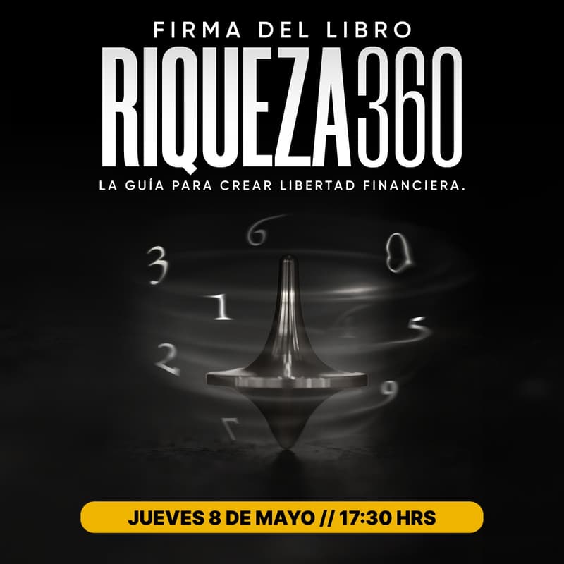 Cover Image for Firma del libro "Riqueza 360" con Javier Morodo
