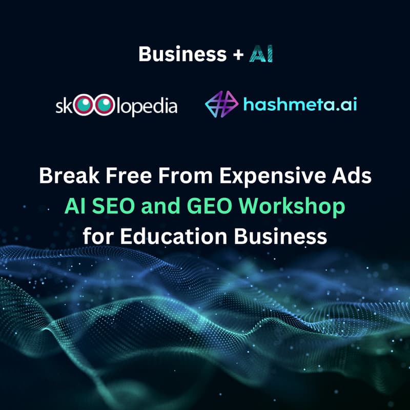 Cover Image for Break Free From Expensive Ads: AI SEO & GEO Webinar for Education Business