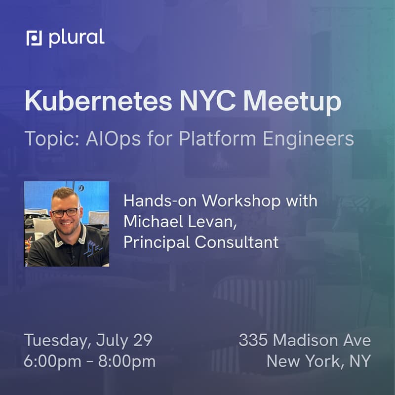Cover Image for Kubernetes NYC July Meetup by Plural