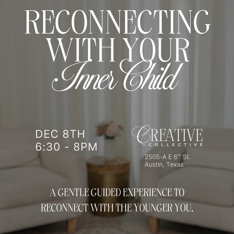Cover Image for Reconnecting with your Inner Child Workshop